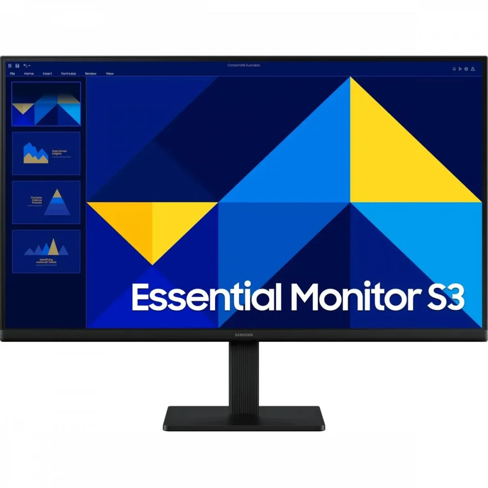 Монитор, Samsung, LS27D300GAIXCI, 27", S3 S30GD FHD, 1920 х1080, IPS, 100Гц, HDMI(v1.4), D-Sub, 1000:1, 250 кд/м, 5мс, Регулировка высоты/ наклона/ вращения/ поворота, 100x100, 16:9, 16.7М, Черный
