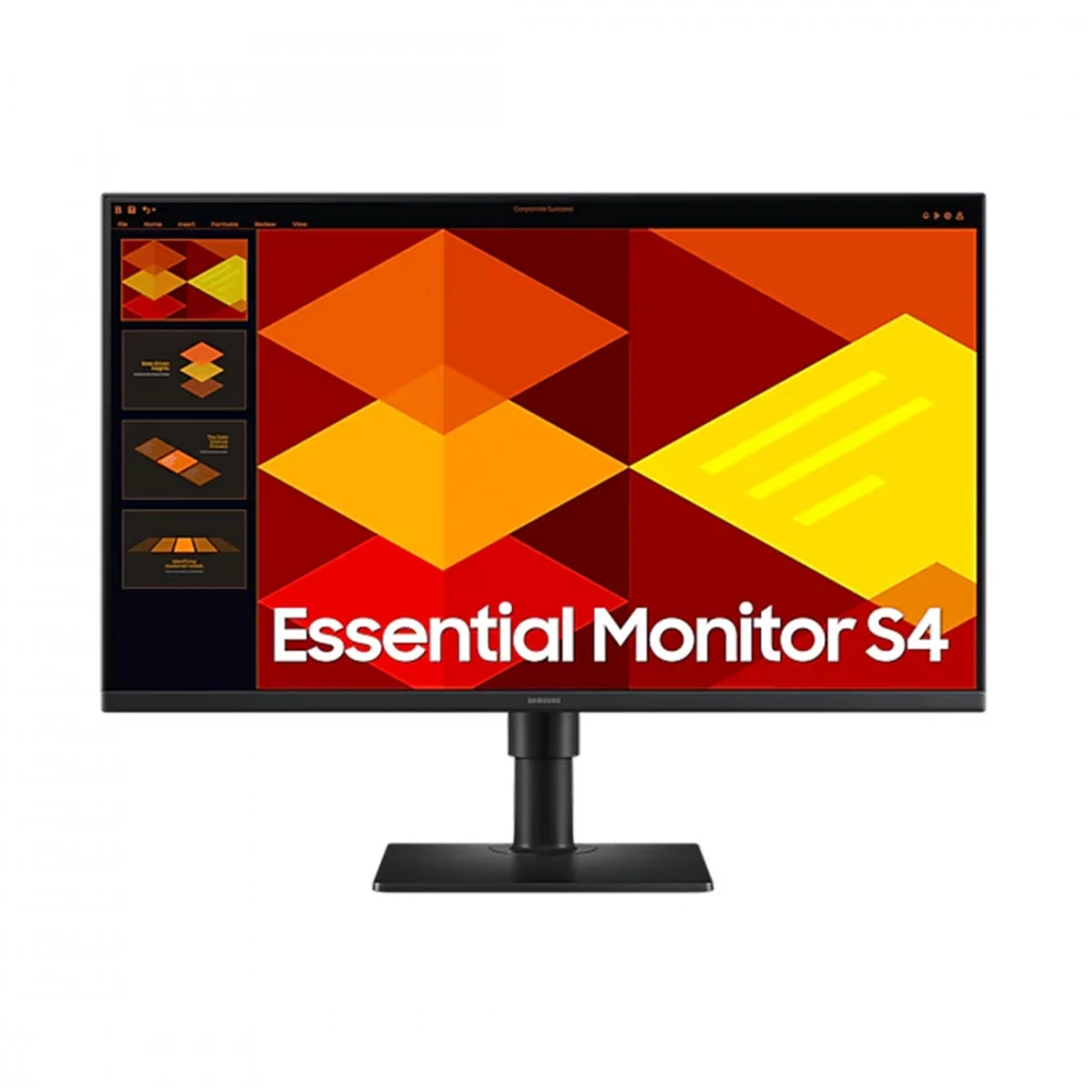 Монитор Samsung 27" Essential S4 S27D400GAUXEN черный IPS LED 16:9 HDMI матовая HAS Piv 1000:1 250cd 178гр/178гр 1920x1080 100Hz DP FHD USB 4кг