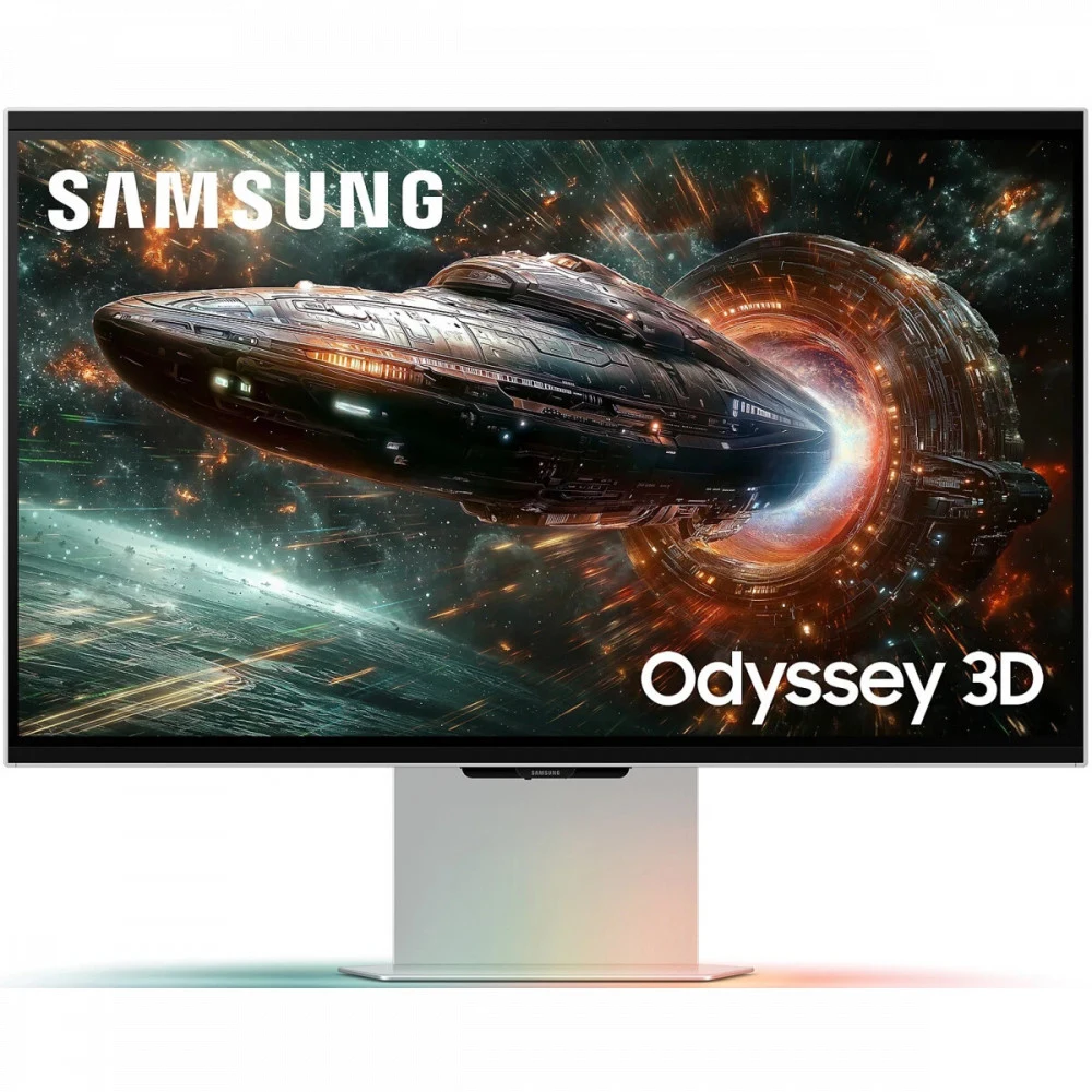 Игровой монитор Odyssey 3D G90XF 4K 27" SAMSUNG LS27FG900XIXCI IPS 4K 3840x2160, РЕЖИМ 3D БЕЗ ОЧКОВ, 165Hz 1мс 350кд/м2 1000:1 2xHDMI 1xDP 2xUSB3.1 Колонки 2x5W 178°(Г)/178°(В), Регулируемая по высо