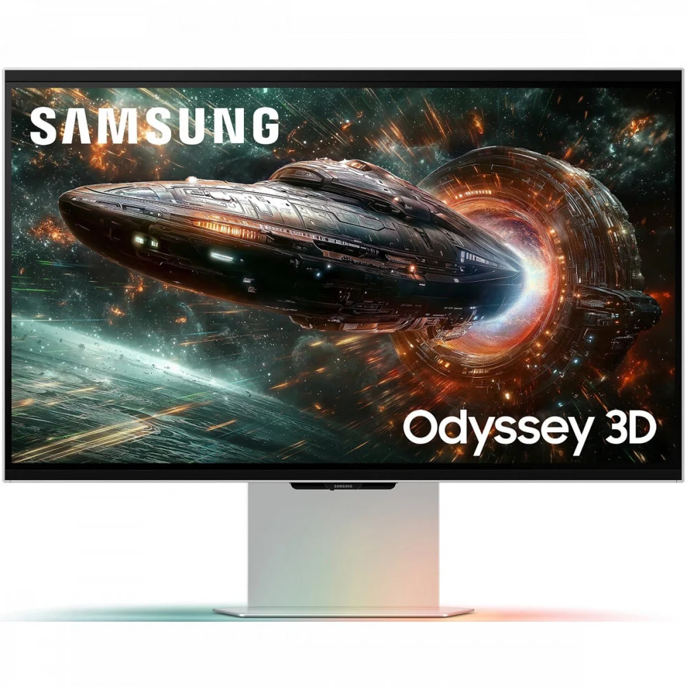 Монитор Samsung 27" Odyssey 3D LS27FG900XIXCI серебристый IPS LED 1ms 16:9 HDMI M/M матовая HAS 350cd 178гр/178гр 3840x2160 165Hz FreeSync Premium DP 4K 7.5кг