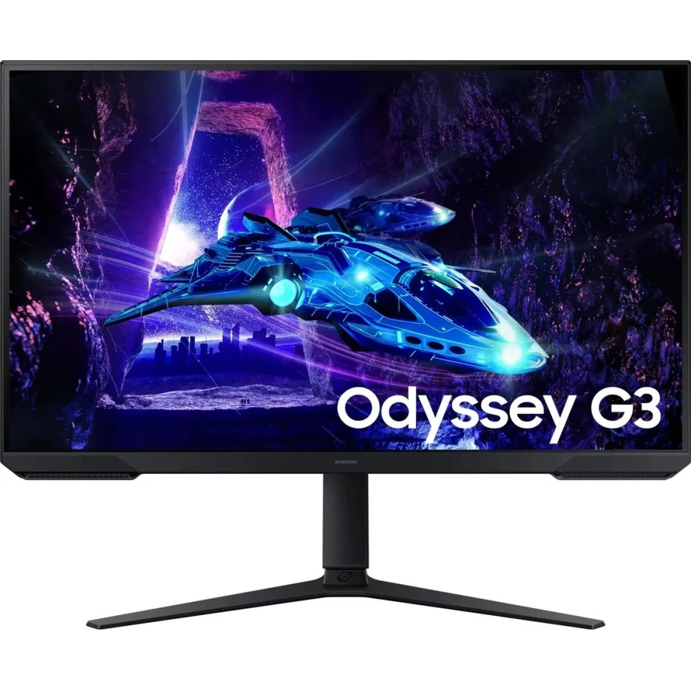 Монитор 32" SAMSUNG S32DG300EI Odyssey G3 G30D FHD VA, 1920x1080, 180Hz, 1ms, 250сd/m, 3000:1, HDR10 | HDMI(2.0), DP(1.2) | HAS, Pivot, Swivel, ExPSU, Vesa 100, Black