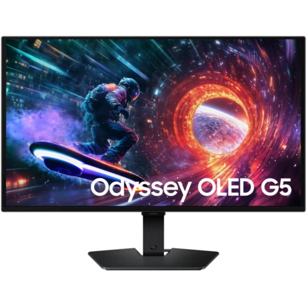Монитор Samsung 27" Odyssey OLED G5 S27FG502SIXCI черный OLED LED 16:9 HDMI матовая 1000000:1 200cd 178гр/178гр 2560x1440 180Hz G-Sync FreeSync DP Quad HD 2K (1440p) 3.3кг