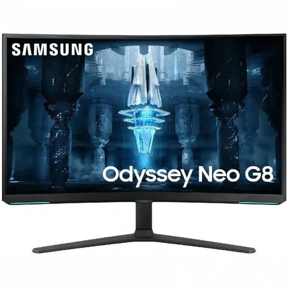 Монитор 32" SAMSUNG S32BG850NM Odyssey Neo G8 Curved VA, 3840x2160, 240Hz, 1ms, 350сd/m, 1000:1, HDR10 | 2xHDMI(2.1), DP(1.4), 2xUSB3.0 | HAS, Swivel, ExPSU, Vesa 100, Black