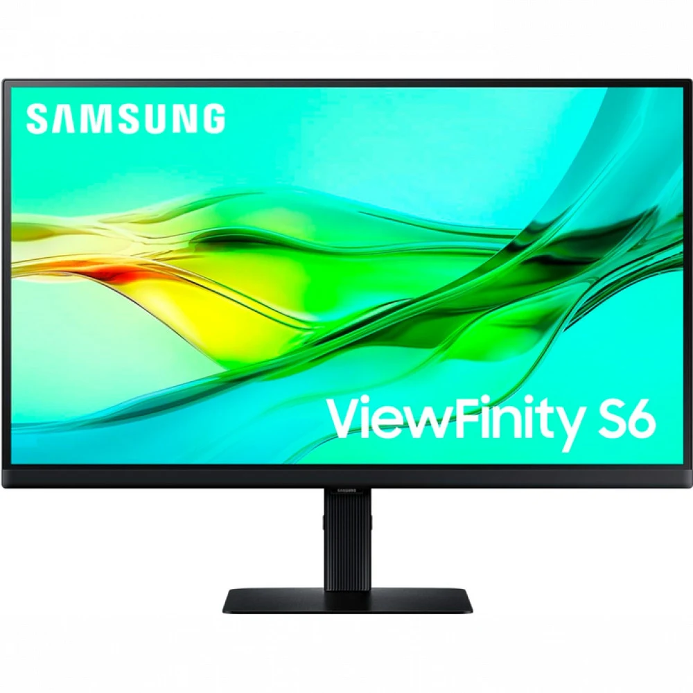 Монитор, Samsung, LS27D604UAIXCI, ViewFinity S6 QHD, 27", 2560x1440, IPS, 100 Гц, 16:9, 350 кд/м2, 1000:1, 5 мс, 178/178, 1.07 млрд., DP*1, HDMI*1, USB*3, USB-C*1, Аудиопорт*1, VESA 100*100 мм, Регу