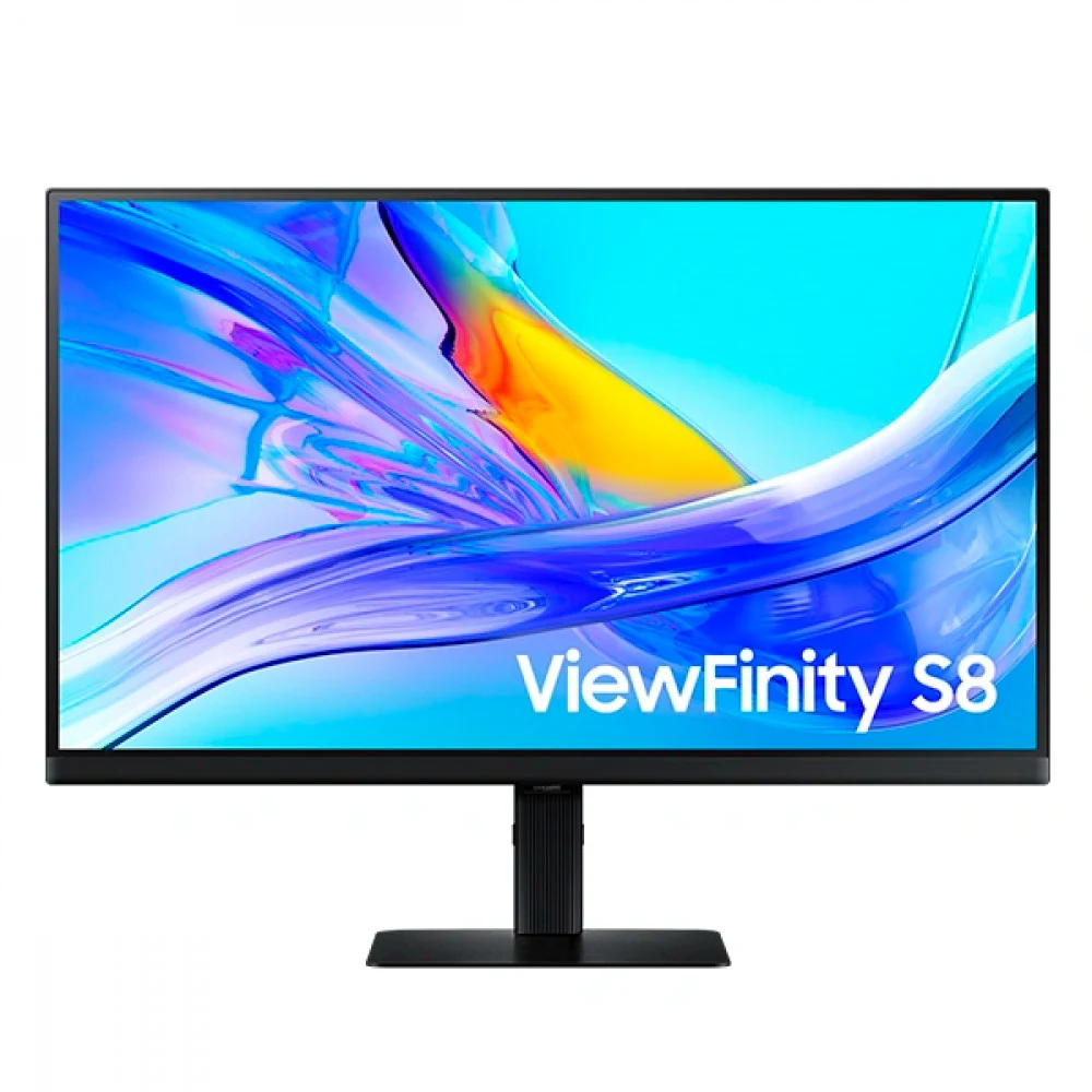Монитор 27" SAMSUNG ViewFinity монитор S8 4K LS27D804UAIXCI IPS, 3840x2160 (4K), 60Hz 5мс 350 кд/м2 1000:1 HDR10 1xHDMI 1xDP 3xUSB3.0 1xUSB-C, 1xEthernet, HAS (Регулируемая по высоте подставка) 120