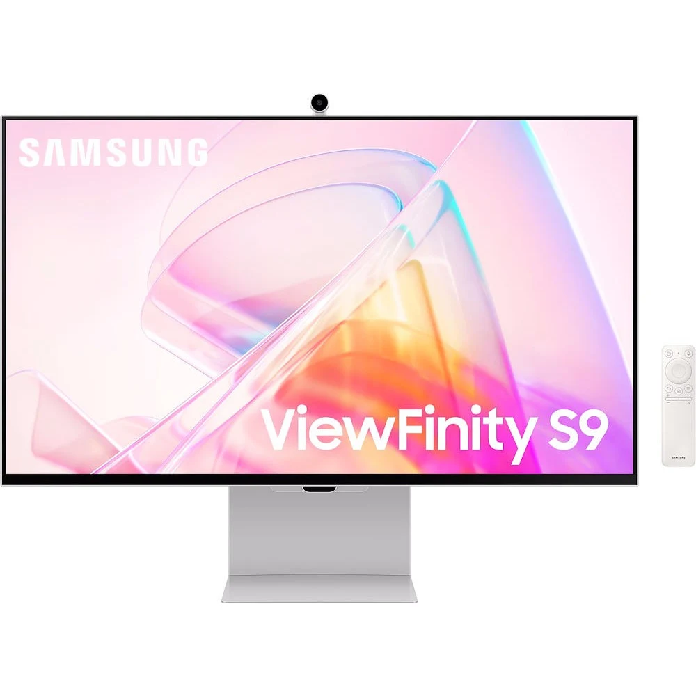 SMART Монитор с Кристальным Изображением 5K 27" SAMSUNG ViewFinity S9 LS27C902PAIXCI, IPS, 5120x2880, 60Hz, 5мс, 600 кд/м2, 1000:1, 1xThunderbolt3 1x mDP, 3xUSB3.0, Встроенная поддержка беспроводной