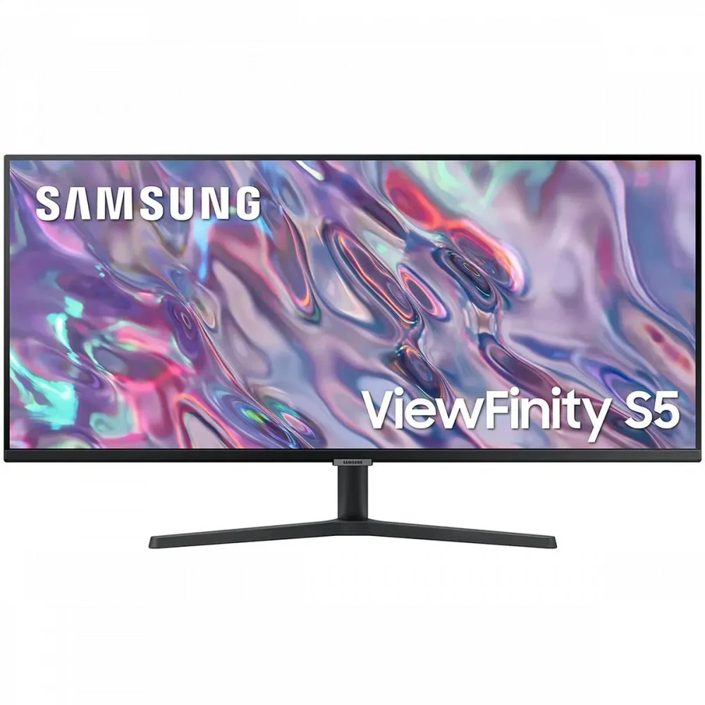 Монитор Samsung 34" ViewFinity S5 LS34C500GAUXEN черный VA LED 21:9 полуматовая 3000:1 300cd 178гр/178гр 3440x1440 100Hz FreeSync DP Ultra WQHD 4.9кг