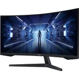 Монитор Samsung 34" LC34G55TWWPXEN черный VA LED 1ms 21:9 HDMI матовая 250cd 178гр/178гр 3440x1440 165Hz DP UW 5.6кг