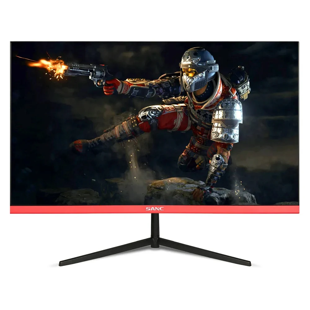 Монитор 23.8" Sanc M2444PC V3, Black-Red, IPS, 1920x1080@200Hz, 300 кд/м2, 1000:1, 1ms, 2xHDMI, DP