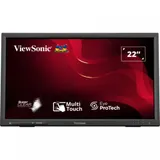Viewsonic 21.5" TD2223 Touch VA LED, 1920x1080, 5ms, 250cd/m2, 50Mln:1, 178°/178°, VGA, DVI, HDMI, DP, USB*2, колонки, bookstand style, Black