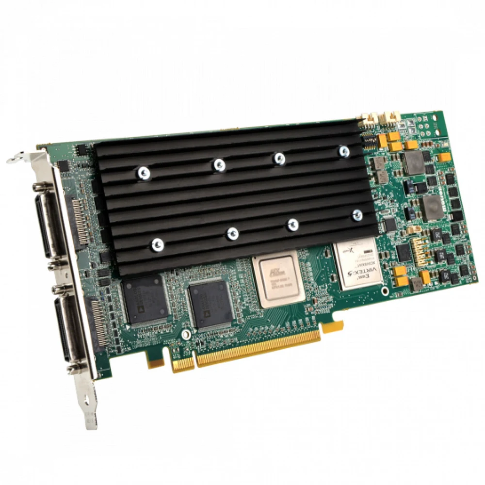 Видеокарта Matrox (MURA-MPX44HF) 4 outputs, 4 inputs PCIe x16 (Gen2) 2GB1 64 Gbit/sec, out SL-DVI 2048x1152, output: RGB (VGA) 2048x1536 , input: SL-DVI 1920x1200, RGB (VGA) 2048x1536, Component (YP