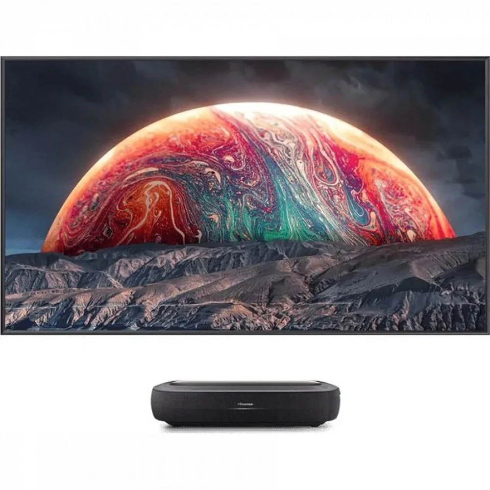 Телевизор LED Hisense 100" Laser TV 100L9H черный 4K Ultra HD 100Hz DVB-T DVB-T2 DVB-C DVB-S DVB-S2 WiFi Smart TV
