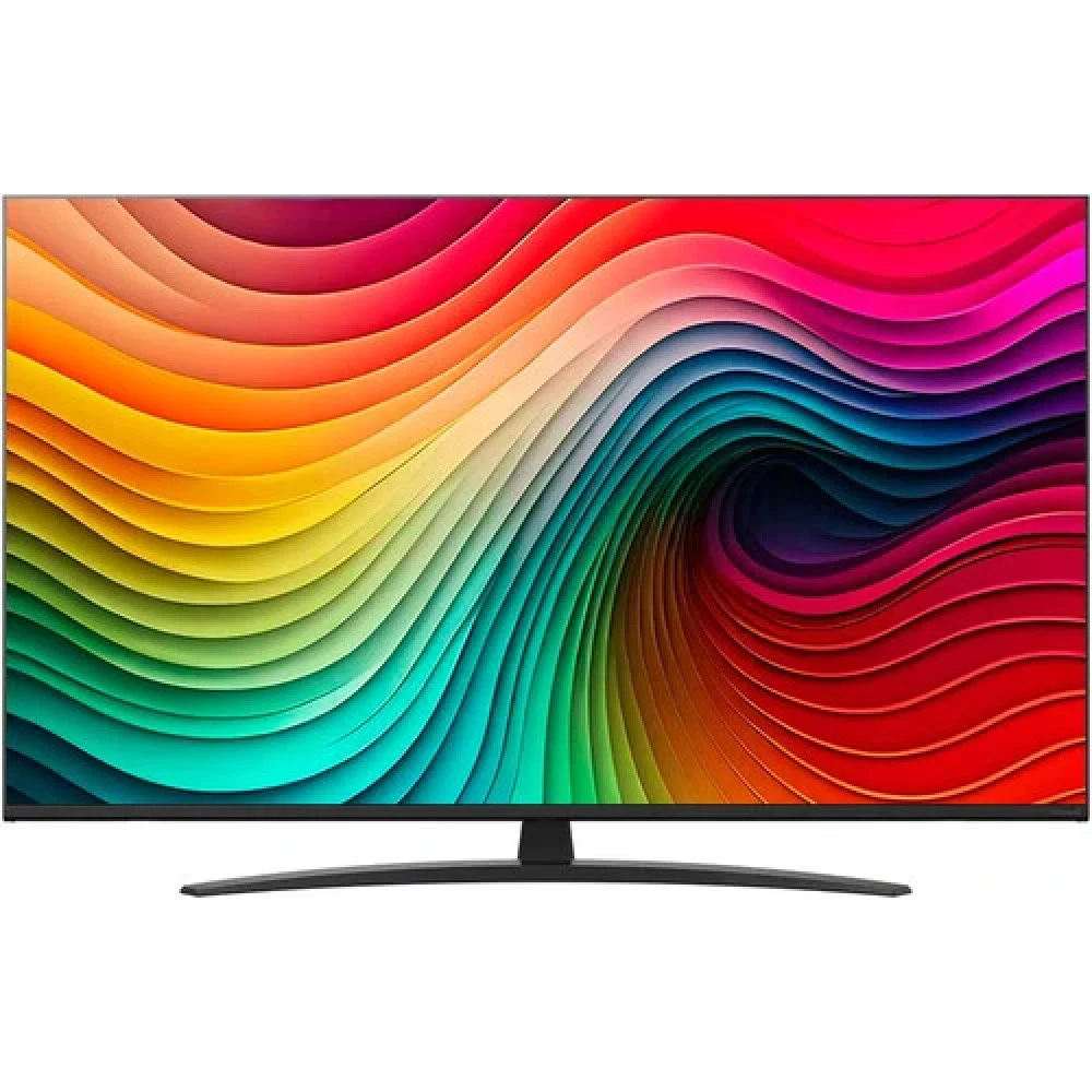 Телевизор ЖК 55'' LG/ 55", Ultra HD, Nano Color, Smart TV, WebOS, Wi-Fi, DVB-T2/C/S2, MR, 60Hz Native, 2.0ch (20W), 2 HDMI, 2 USB, 1 Pole, Charcoal Black, 2025