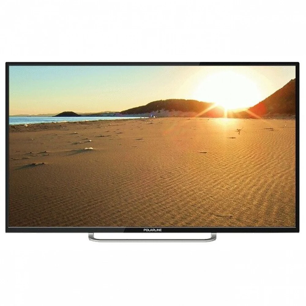 POLAR LINE LED LCD TV 40"(1920x1080) MVA LED, 280cd/m2, USB, HDMI, RCA, CI+ slot, RJ45, Multimedia player, Smart 1+4Gb, Android 7, DVB-T/T2/C, 58W, 2x10W speaker, black