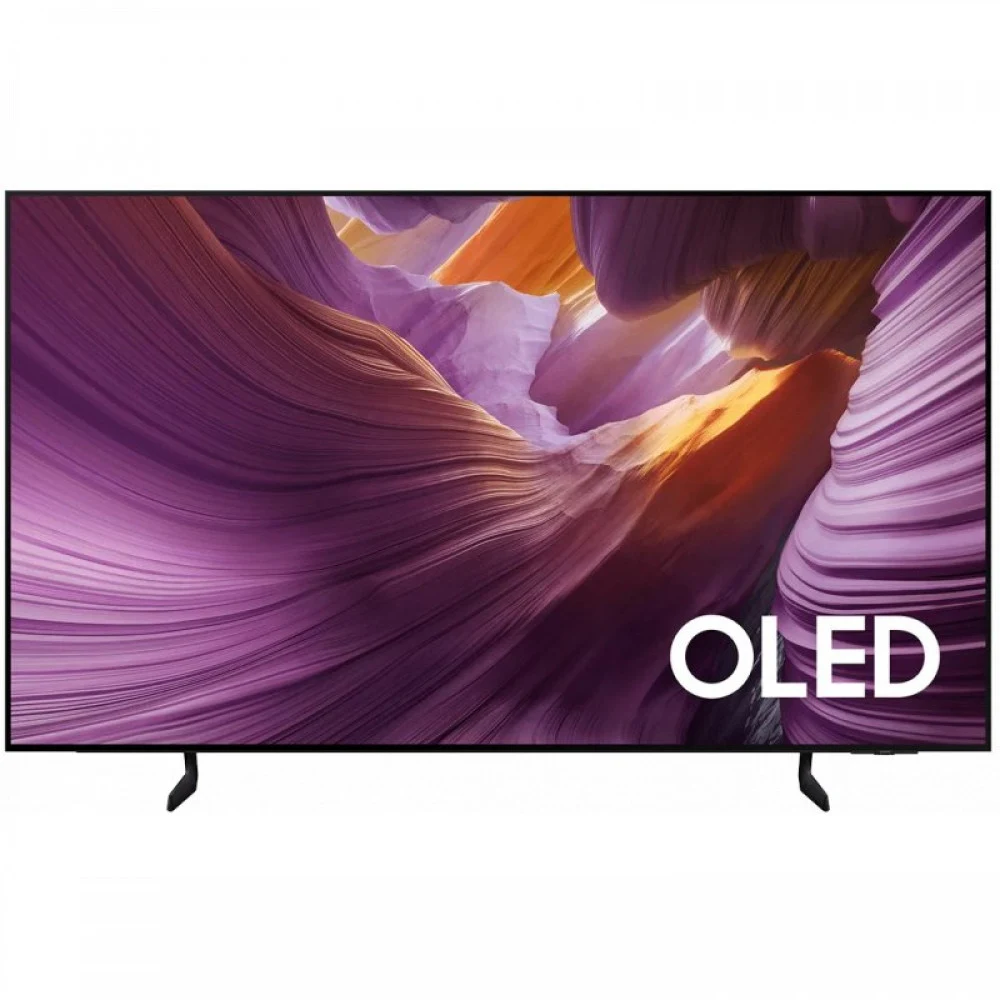 Телевизор Samsung OLED TV QE55S85FAEXRU, 55', OLED, 4K 3840x2160, 120Hz, Tizen Smart TV, 20W, Tuner (DVB-T2/C/S2, PAL,SECAM), HDMI, USB, CI+, Wi-Fi, BT, LAN, VESA 300x200, class A+, Graphite Black