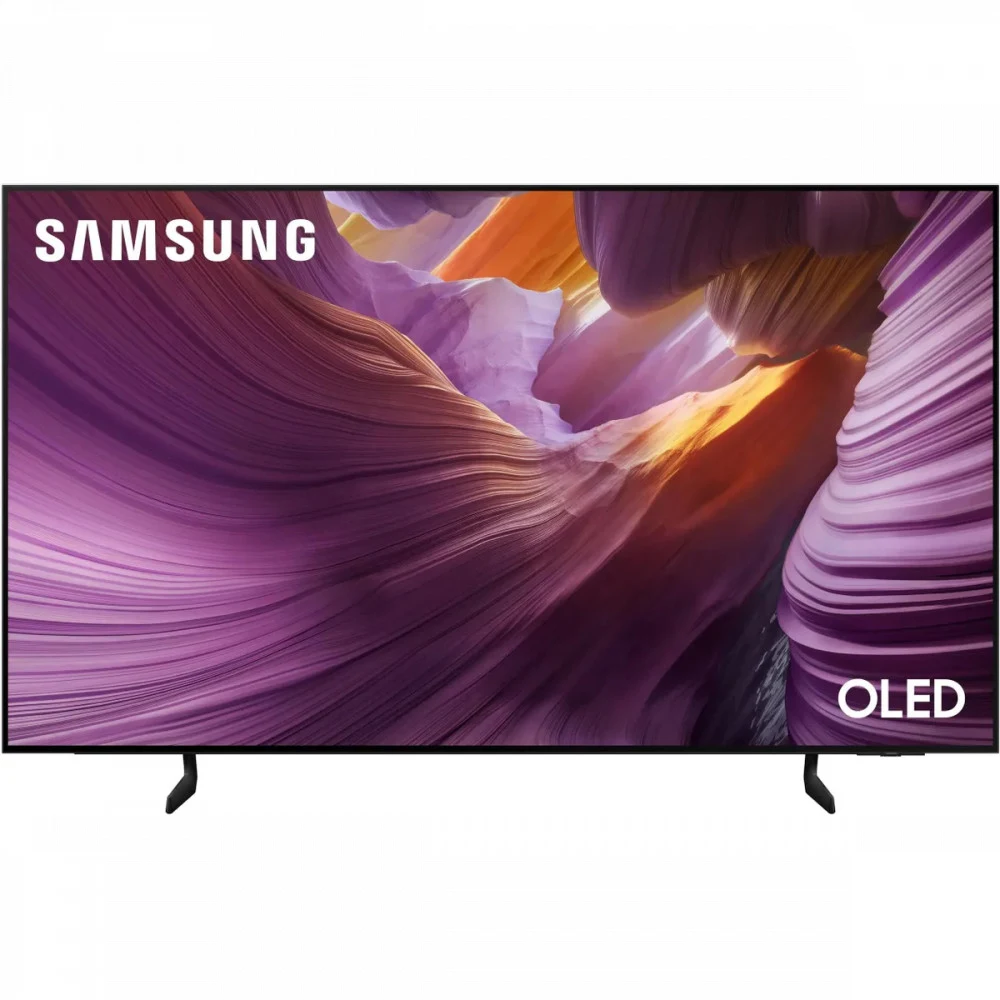 Телевизор Samsung OLED TV QE65S85FAEXRU, 65', OLED, 4K 3840x2160, 120Hz, Tizen Smart TV, 20W, Tuner (DVB-T2/C/S2, PAL,SECAM), HDMI, USB, CI+, Wi-Fi, BT, LAN, VESA 300x200, class A+, Graphite Black