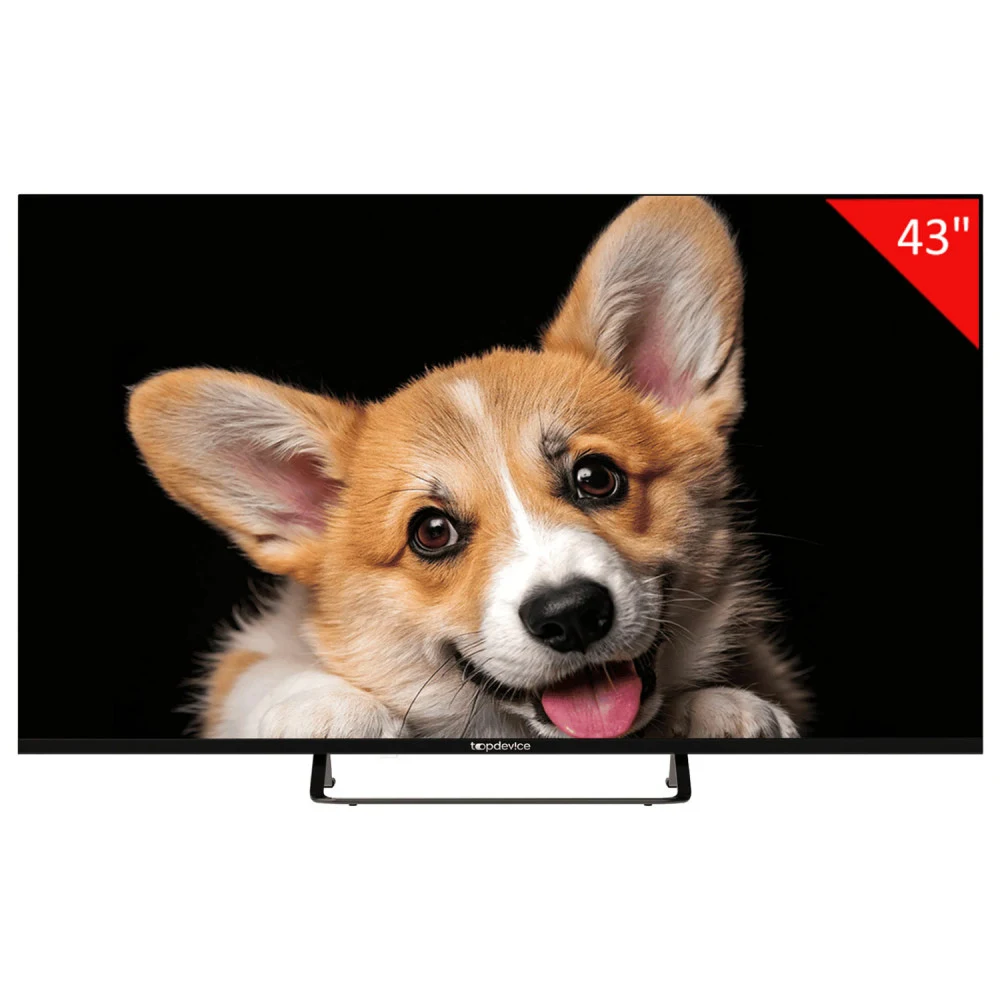 Телевизор Topdevice 43"/UHD/VA/Smart YaOS/1.5-8 Гб/BT/черный (TDTV43CS03U_BK)