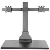 Настольный кронштейн для мониторов, Brateck, DWS10-T02, 13"-32", Нагрузка 2х8 кг., Наклон +/- 45°, Поворот +/- 90°, Вращение монитора +/- 180°, VESA 75x75,100x100