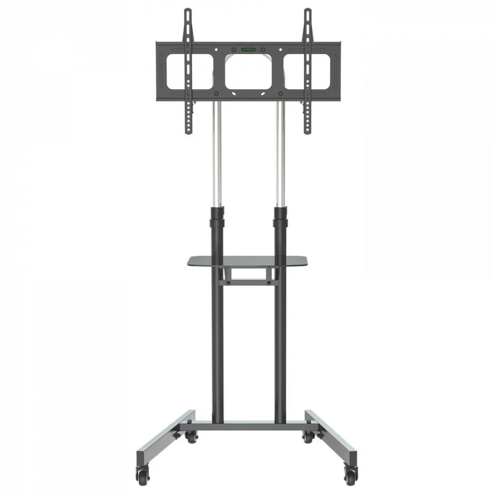 Стойка для телевизора Cactus CS-ST04H черный 37"-70" макс.45кг напольный мобильный