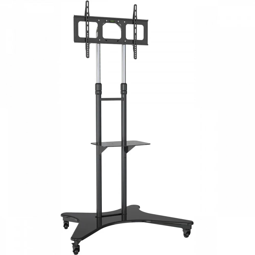 Стойка для телевизора Cactus CS-ST31 черный 37"-75" макс.81.6кг напольный мобильный