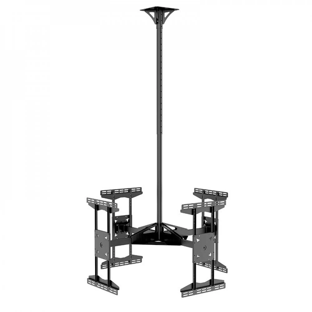 Кронштейн для телевизора Onkron CPRO2L-4 черный 32"-55" макс.154кг потолочный поворот и наклон