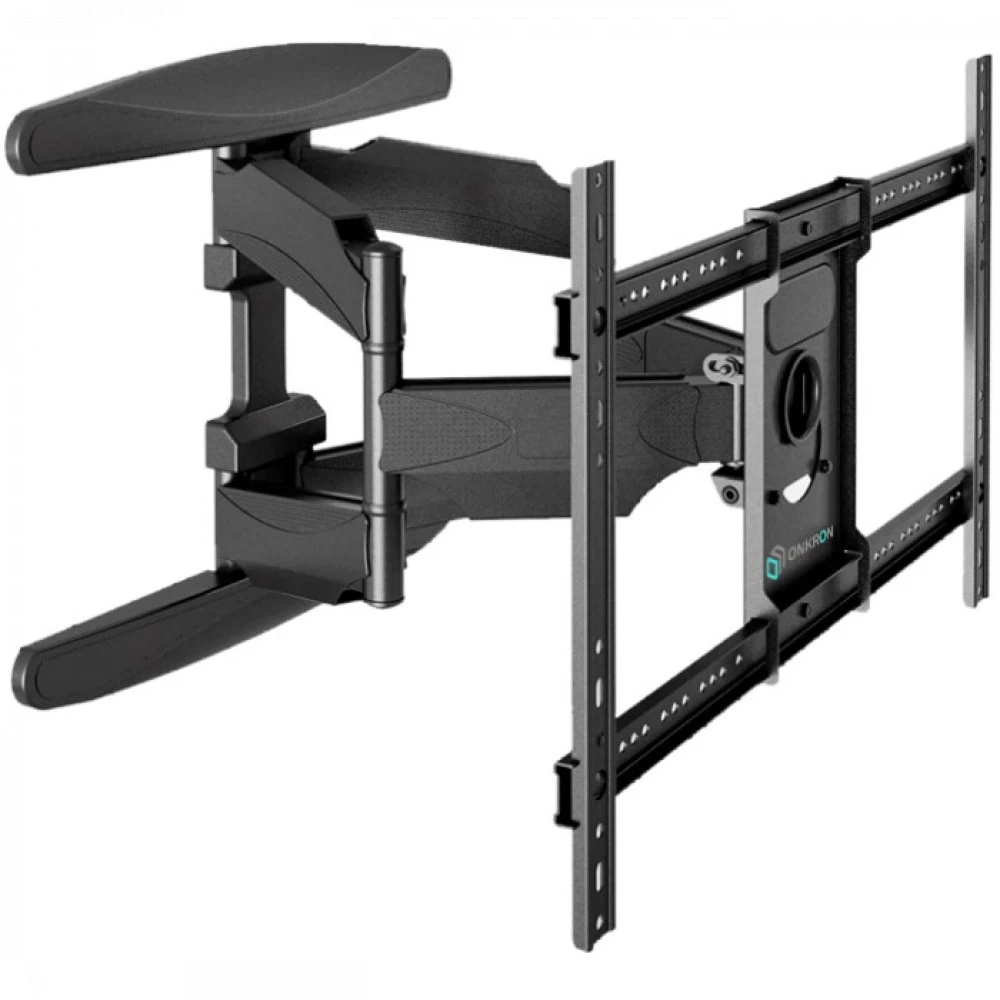 Кронштейн ONKRON/ 40-75" макс 400*600 наклон -5°/+8°, поворот ±140° Макс нагрузка 45,5кг, от стены 54-500мм, черный
