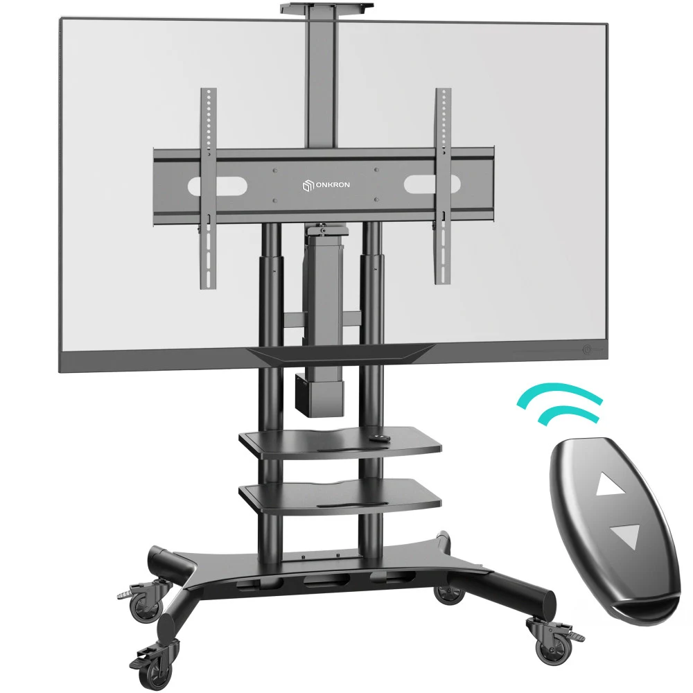 Подставка для телевизора Onkron TS1881 Elift черный 50"-86" макс.90кг напольный наклон (моторизованный лифт)
