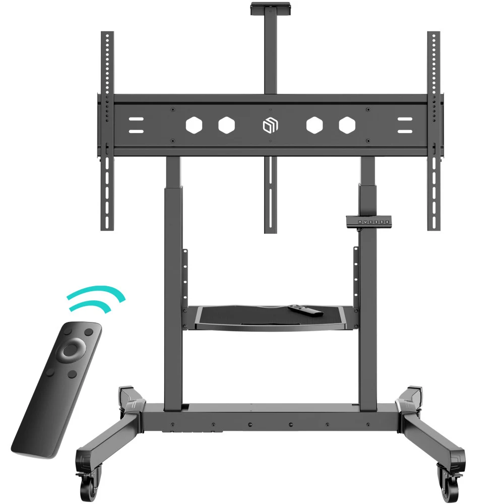 Стойка для телевизора Onkron TS1991 eLift черный 50"-100" макс.130кг напольный наклон (моторизованный лифт)