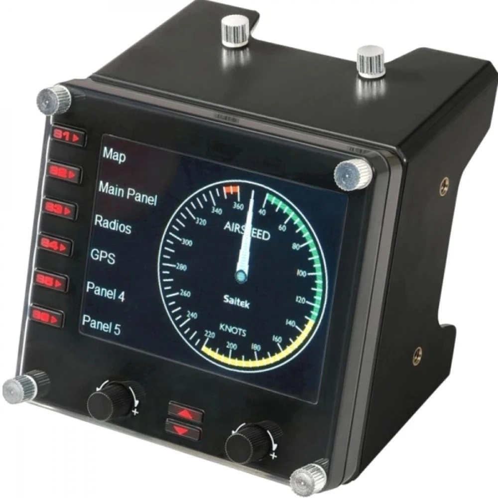Контроллер для игровых авиасимуляторов Logitech G Flight Instrument Panel (приборная панель с ЖК-дисплеем для авиасимуляторов)
