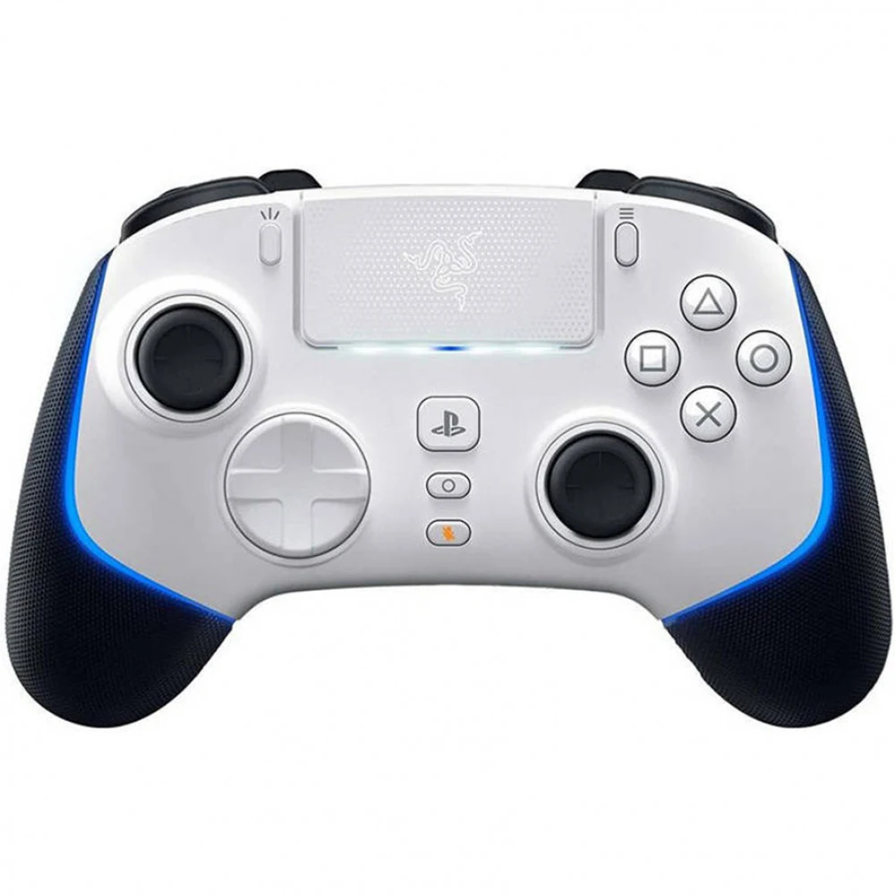 Геймпад, Razer, Wolverine V2 Pro, RZ06-04710200-R3G1, Работает с PlayStation 5 & PC Gaming Controller, 6 дополнительных многофункциональных кнопок, Аналоговый аудио разъем 3,5 мм, Белый