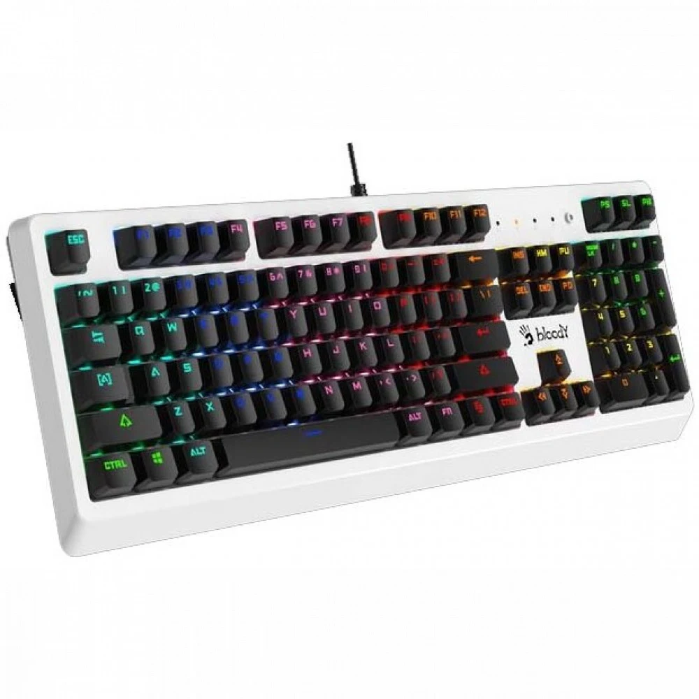 Клавиатура A4Tech Bloody B810RC, White, Multimedia,Gaming, Backlight, LK Blue Switch, USB
