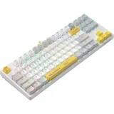 Клавиатура A4Tech S87 Energy механическая белый USB for gamer LED (S87 USB ENERGY WHITE) кабель 1.8м