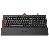 Клавиатура AOC AGK700, MX Red Cherry, Gaming, Multimedia, RGB, Black, USB