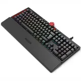 Клавиатура AOC AGK700, MX Red Cherry, Gaming, Multimedia, RGB, Black, USB