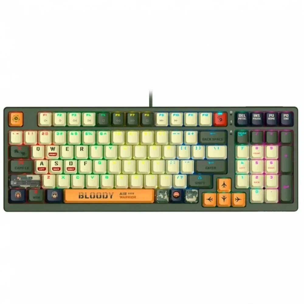 Клавиатура игровая Bloody S98-Aviator &lt USB, механическая, 1,8м&gt