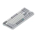 Клавиатура, Dark Project, DPKB_DAYLIGHT_87_ANSI_UA, ALU87A Daylight, Игровая, Механическая, TKL, g3ms Zircon switches, USB, Подсветка RGB, Размер: 362 x 136 x 42 мм., Анг/Рус, Серый
