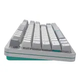 Клавиатура, Dark Project, DPKB_DAYLIGHT_87_ANSI_UA, ALU87A Daylight, Игровая, Механическая, TKL, g3ms Zircon switches, USB, Подсветка RGB, Размер: 362 x 136 x 42 мм., Анг/Рус, Серый