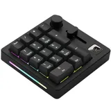 Клавиатура, Glorious, GMMK Numpad Wireless Pre-Built (Fox Linear Switch), GLO-GMMK-NP-FOX-B, Механические клавиши, Подсветка RGB, Bluetooth, Размер 113,5 x 120 x 40 мм, Черный