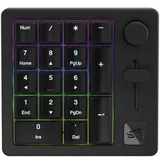Клавиатура, Glorious, GMMK Numpad Wireless Pre-Built (Fox Linear Switch), GLO-GMMK-NP-FOX-B, Механические клавиши, Подсветка RGB, Bluetooth, Размер 113,5 x 120 x 40 мм, Черный