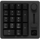 Клавиатура, Glorious, GMMK Numpad Wireless Pre-Built (Fox Linear Switch), GLO-GMMK-NP-FOX-B, Механические клавиши, Подсветка RGB, Bluetooth, Размер 113,5 x 120 x 40 мм, Черный