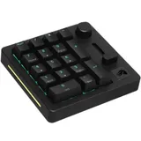 Клавиатура, Glorious, GMMK Numpad Wireless Pre-Built (Fox Linear Switch), GLO-GMMK-NP-FOX-B, Механические клавиши, Подсветка RGB, Bluetooth, Размер 113,5 x 120 x 40 мм, Черный