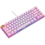 Клавиатура, Glorious, GMMK2 Compact, GLO-GMMK2-65-FOX-P, Игровая, Механические переключатели, Glorious Fox Linear Switches, RGB подсветка, Розовый