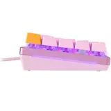 Клавиатура, Glorious, GMMK2 Compact, GLO-GMMK2-65-FOX-P, Игровая, Механические переключатели, Glorious Fox Linear Switches, RGB подсветка, Розовый