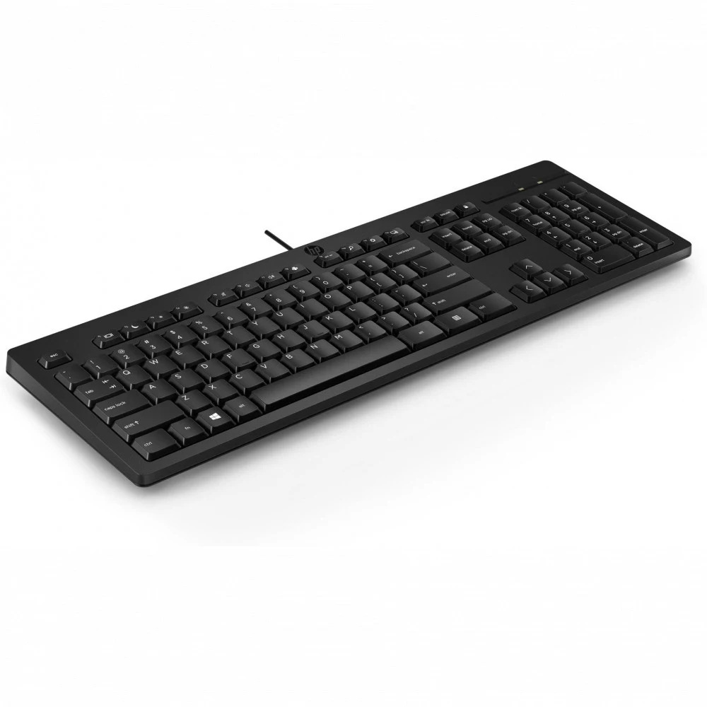 Клавиатура HP 125, Black, Wired, Multimedia, Optical, USB
