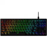 Клавиатура, HyperX, 639N7AA#ABA, Alloy Origins Core PBT HX Red TKL, Игровая, Механическая, HyperX Red-Linear switch, USB, Подсветка RGB, Размер: 360*132,5*34,5 мм., Анг/Рус, Чёрный