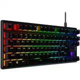 Клавиатура, HyperX, 639N7AA#ABA, Alloy Origins Core PBT HX Red TKL, Игровая, Механическая, HyperX Red-Linear switch, USB, Подсветка RGB, Размер: 360*132,5*34,5 мм., Анг/Рус, Чёрный