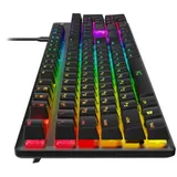 Клавиатура, HyperX, HX-KB6RDX-RU, Alloy Origins, Игровая, Механическая, HyperX Red switch, USB, Подсветка RGB, Размер: 175,31*443,2*35,68 мм., Анг/Рус, Чёрный