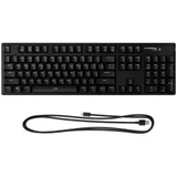 Клавиатура, HyperX, HX-KB6RDX-RU, Alloy Origins, Игровая, Механическая, HyperX Red switch, USB, Подсветка RGB, Размер: 175,31*443,2*35,68 мм., Анг/Рус, Чёрный