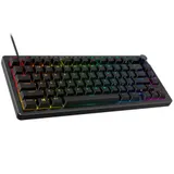 Клавиатура, HyperX, 7G7A4AA#ACB, Alloy Rise 75, Игровая, Механическая, HyperX Red switch, USB, Подсветка RGB, Размер: 311*142*49 мм., Анг/Рус, Черный