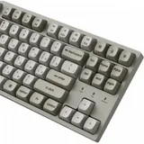 Классическая TKL (80%) механическая клавиатура Keychron C1 Pro 8K - проводное подключение, частота опроса 8K, 87 клавиш, ANSI, с поддержкой QMK/VIA, корпус из ABS пластика, Tray Mount, цвет Retro, п